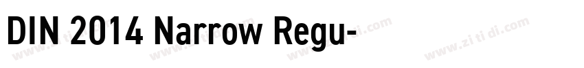 DIN 2014 Narrow Regu字体转换 DIN 2014 Narrow Regu字体转换